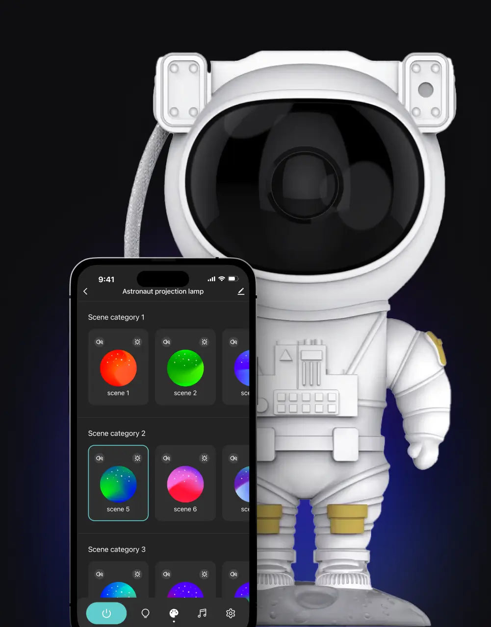 Astronaut Smart Starry Projector 2.0